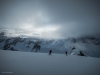 Morning ski from the col de l\'Eveque.