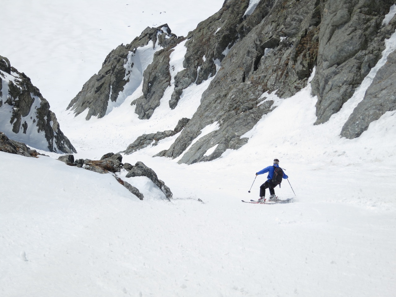 Climbing the Mont Velan on skiis | Mountain Adventures Guides - Verbier ...